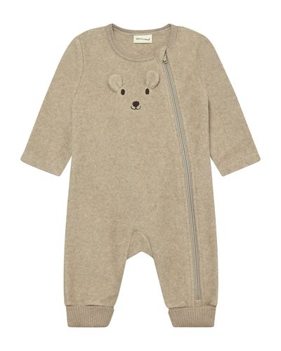 Minymo Fleecedress til baby - crockery