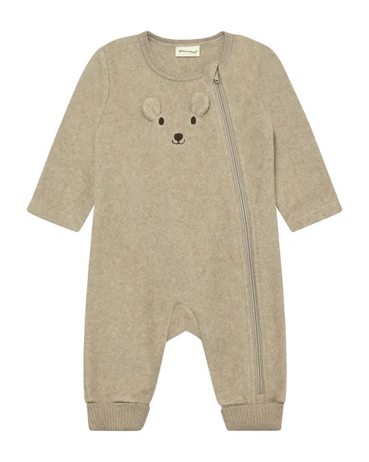 Hovedbilde Minymo Fleecedress til baby - crockery