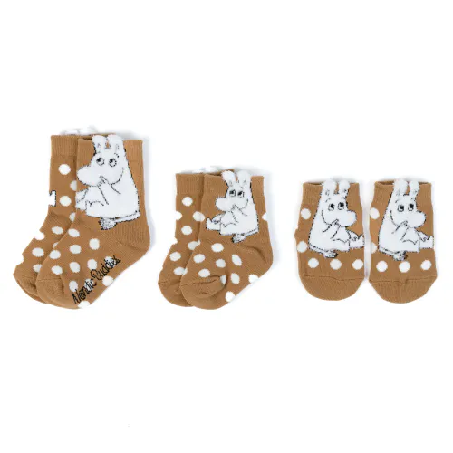 Moomin Fluffy Sokker til barn, Brun