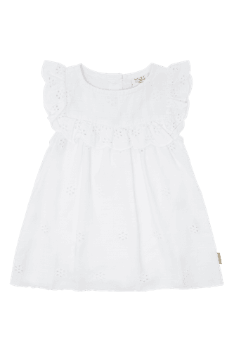 Hust&Claire Kirsti kjole til baby - white