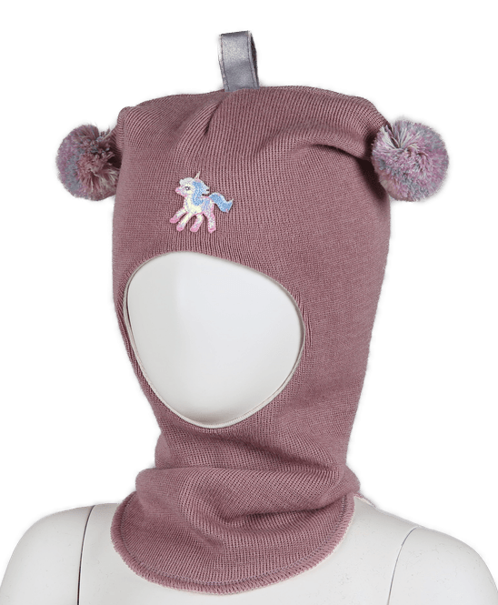 Hovedbilde Kivat ull balaclava Enhjørning med dusker - ...