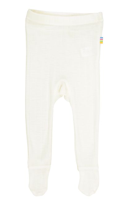 Hovedbilde Joha ull/silke leggings med fot - natur
