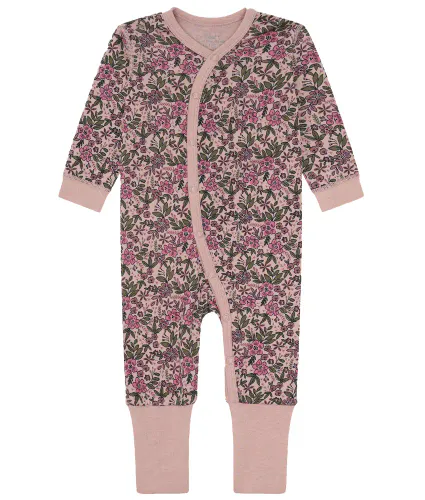 Hust & Claire Manu Flor ull/bambus heldress - adobe rose
