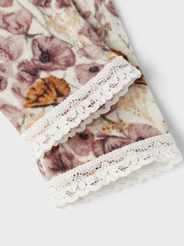 Name It Wang ull leggings mønstret baby- moonbeam