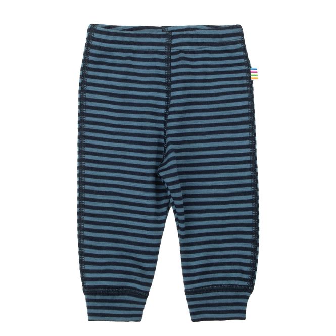 Hovedbilde Joha Mini stripe ull leggings - navy
