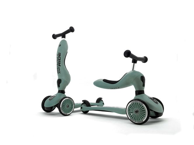 Hovedbilde Scoot & Ride Highwaykick 1 sparkesykkel - forest