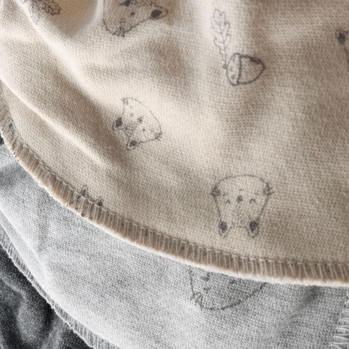 Pippi 3-pk smekkeskjerf til baby - rainy day