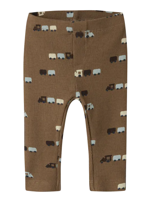 Hovedbilde Name It Rotrain leggings til baby - sepia