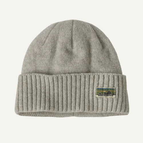 Patagonia Brodeo Beanie, OG Legacy Label: Crisp Grey