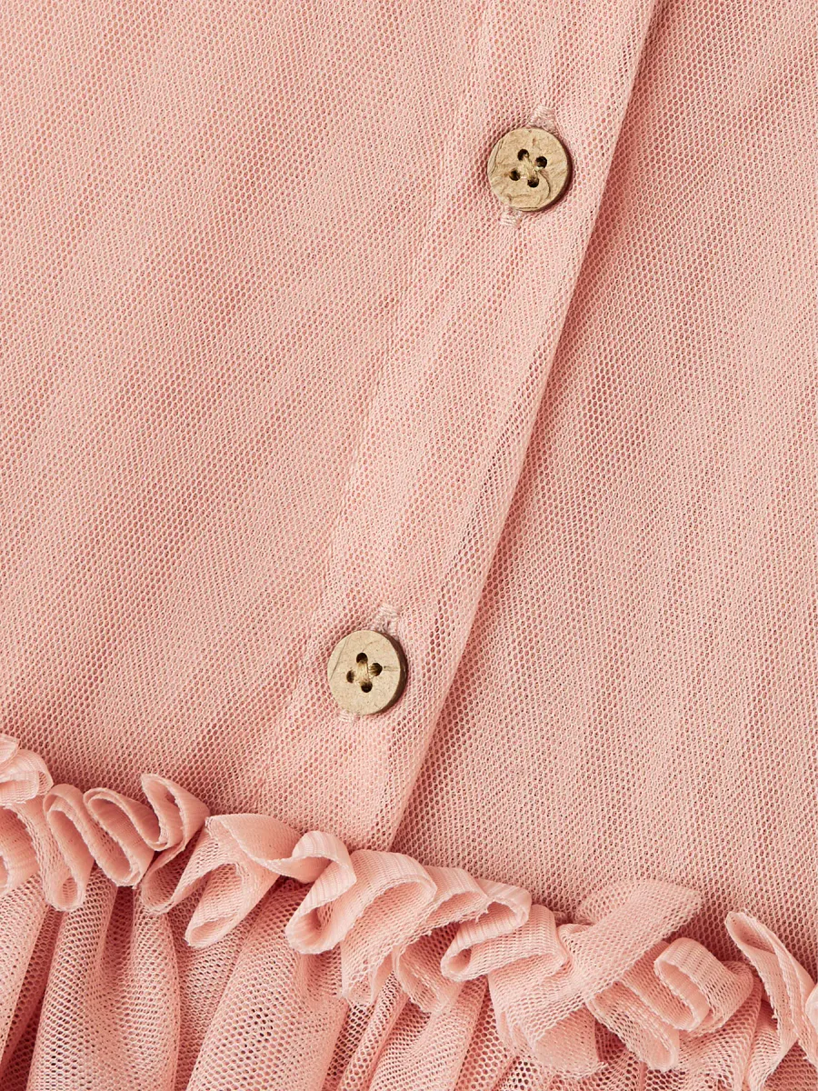 Lil' Atelier Liberty kjole til barn - misty rose