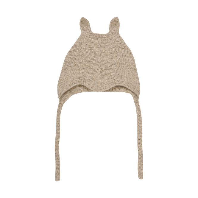 Hovedbilde Huttelihut Strikket alpakkalue til baby - camel ...
