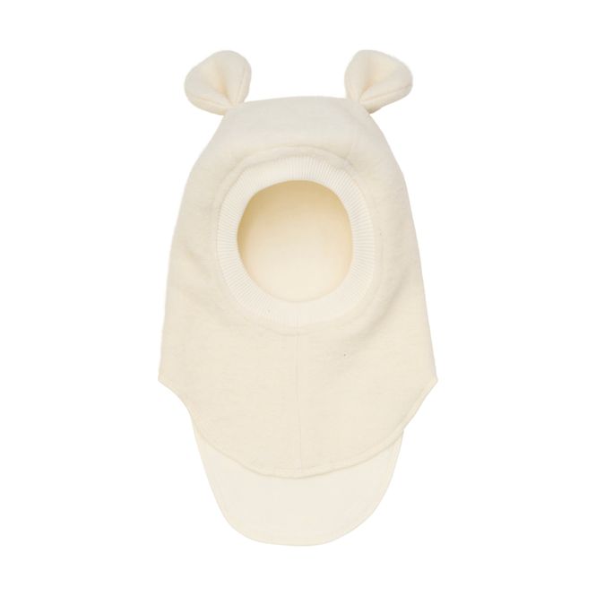 Hovedbilde HUTTELiHUT ull balaclava med bamseører - tofu