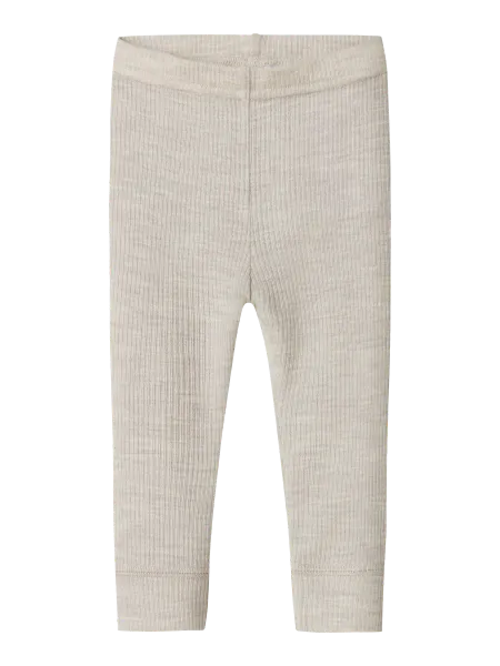 Hovedbilde Name It Wax ribbet ull legging til baby - ...