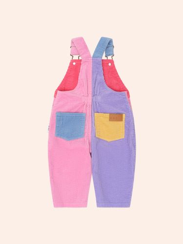 Huxbaby Colour Block kord selebukse - rosa multi