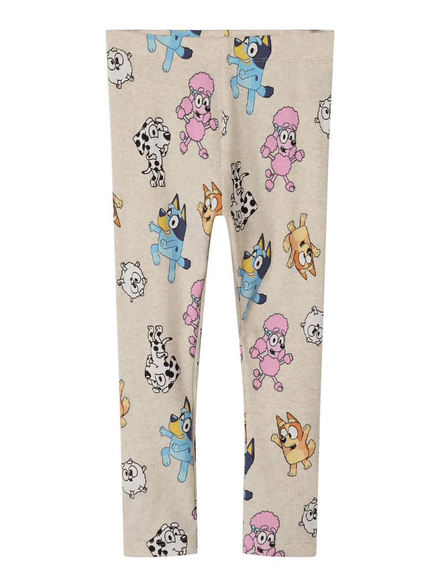 Name It Nina Bluey leggings til barn - peyote melange
