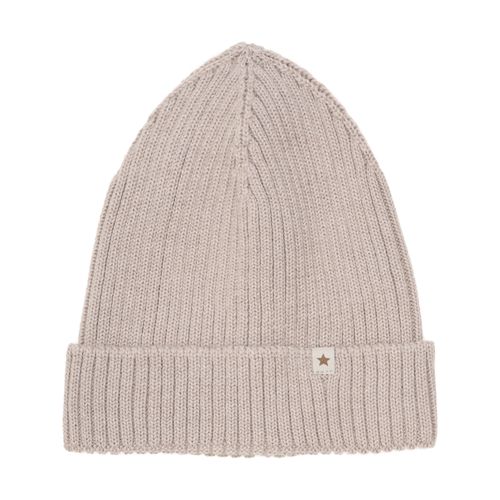 Huttelihut Dino Wool Knit Lue til barn - camel melange