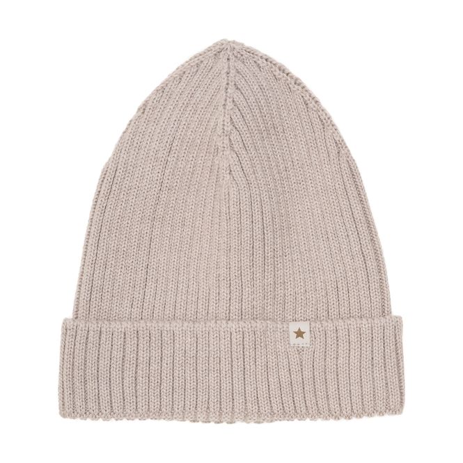 Hovedbilde Huttelihut Dino Wool Knit Lue til barn - camel ...