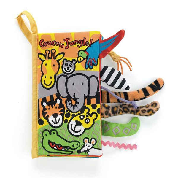 Hovedbilde Jellycat Jungly Tails babybok 