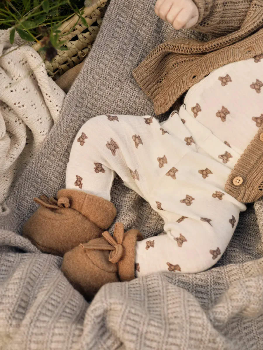 Lil´ Atelier Nalu ull/modal omslagsbody - turtledove 