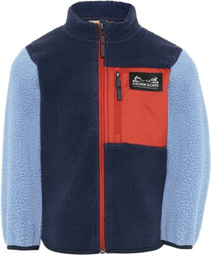 Didriksons Anten fleecejakke med zip - winter blue