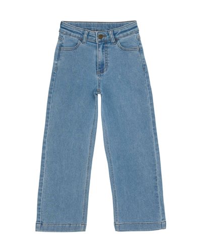 Minymo Wide Loosefit jeans til jente - light dusty blue
