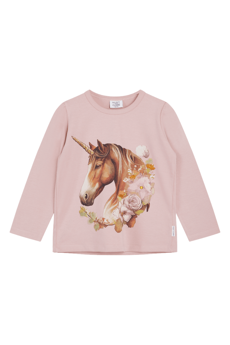 Hust & Claire Anie unicorn genser - dusty rose