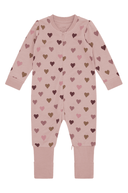 Hovedbilde Hust & Claire Manu Hearts ull/bambus heldress - ...