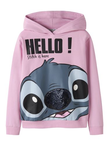 Name It Folbana Stitch genser - full blooming pink