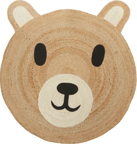 Gulvteppe Bamse jute - liten
