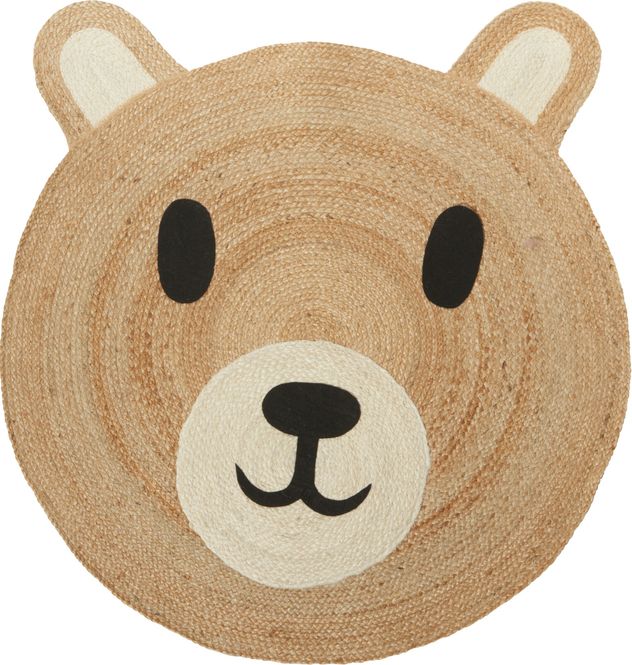Hovedbilde Gulvteppe Bamse jute - liten