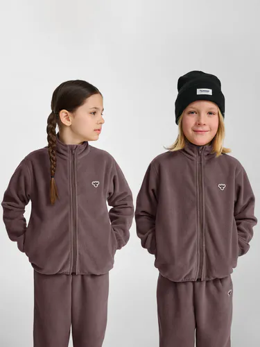 Hummel Bee Jr fleecejakke - peppercorn