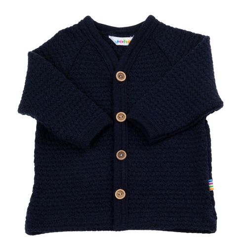 Joha Ull perlestrikk cardigan - navy