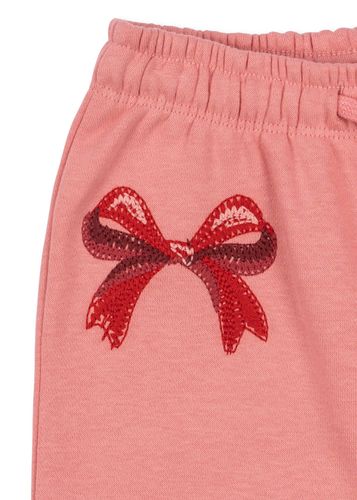 Konges Sløjd Lou Bow joggebukse til barn - strawberry ice