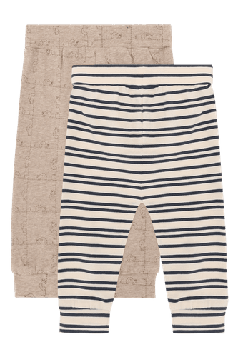 Hust & Claire Gore 2 pk bukse - beige melange