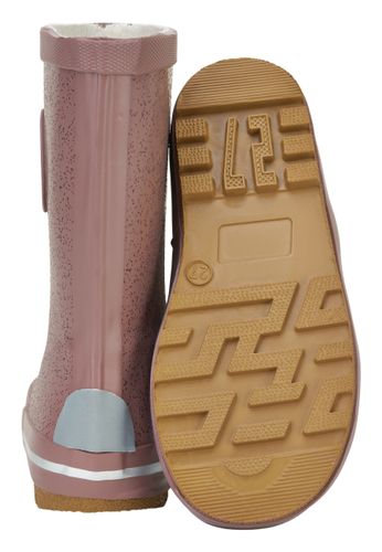 Mikk-Line Gummistøvler glitter - twilight mauve