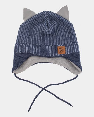 Kattnakken Babylue merinoull - midnatt 