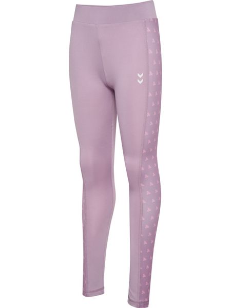 Hovedbilde Hummel Mid waist treningstights - lavender mist