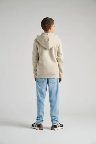 Only & Sons junior Ceres Zip Hoodie til junior - silver lining