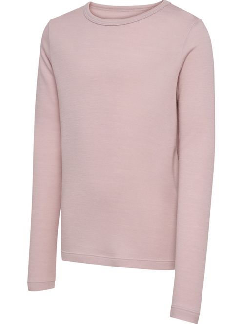Hovedbilde Hummel Jr ull/bambus trøye - cloud gray