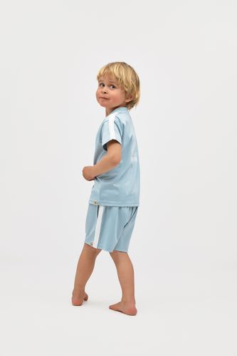 Gullkorn Perik sett - askeblå 