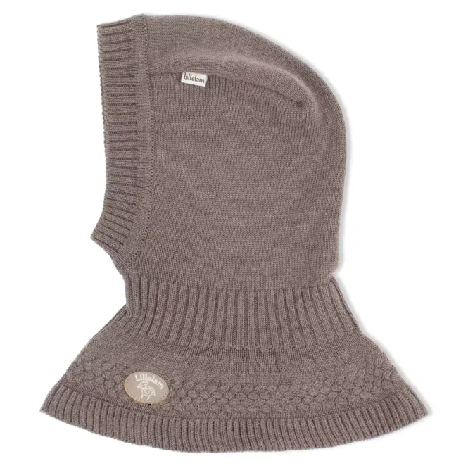 Hovedbilde Lillelam ull balaclava - brun
