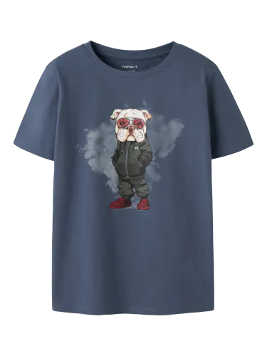 Name It Legu t-skjorte til barn - vintage indigo