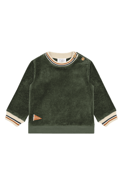 Hovedbilde Hust & Claire Sofus genser i kord til baby - deep ...