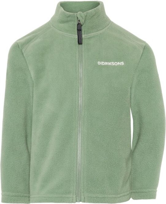Hovedbilde Didriksons Monte fleecejakke med zip - sage green