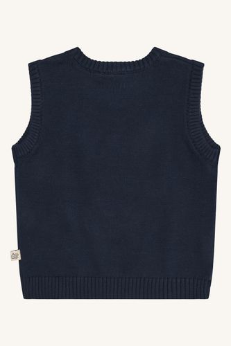 Hust & Claire Princo Reindeer vest - more navy