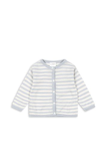 Fanga Fontana Venti Strikkejakke til baby - gray dawn