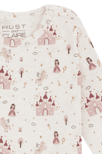 Hust & Claire Bebe Fairytale body til baby - adobe rose
