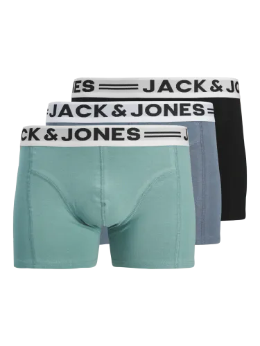 Jack and Jones Sense 3-pk Boxer til barn - blue mirage