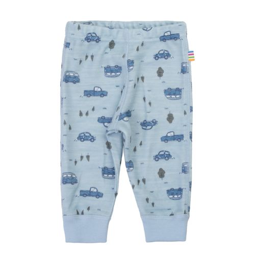 Joha Cars ull/bambus leggings - lys blå