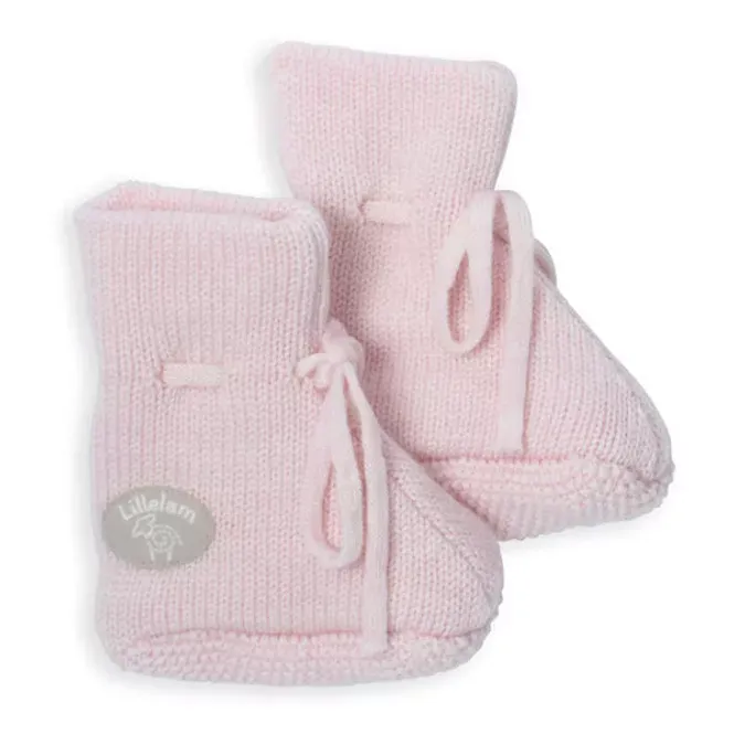 Hovedbilde Lillelam babytøfler classic - himmelrosa